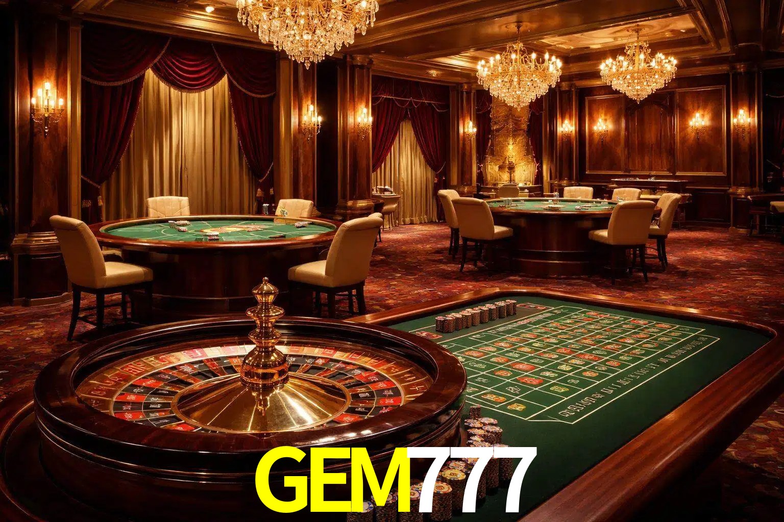 Una escena premium de mesa de casino en vivo con cartas, elementos de ruleta y un ambiente pulido de estudio de transmisión.